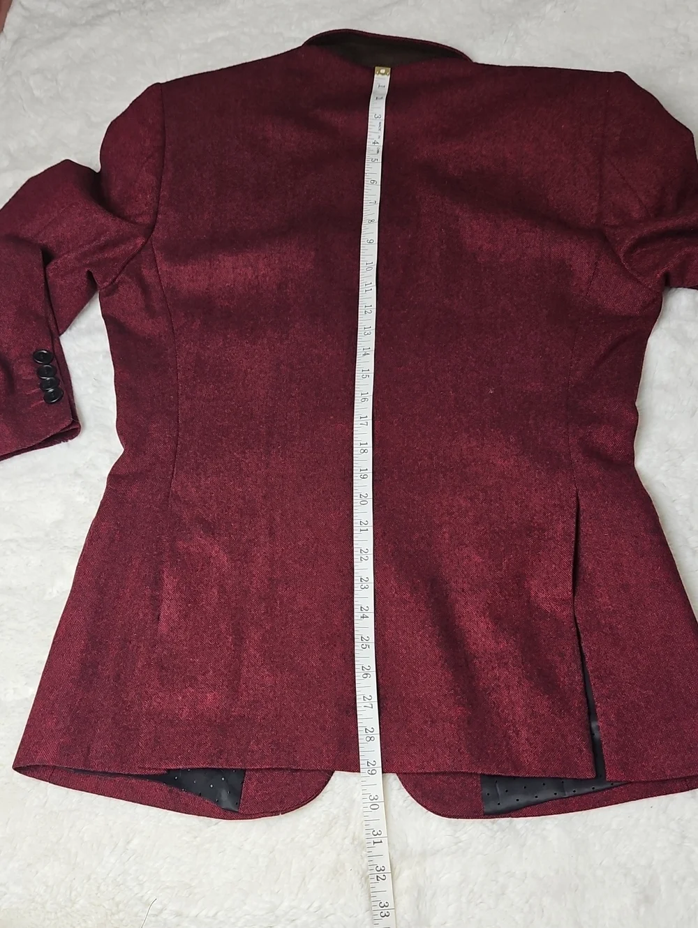 Men's Custom Burgundy 3 Piece Suit